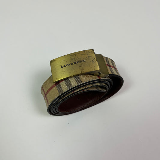 Vintage Burberry Novacheck Gürtel