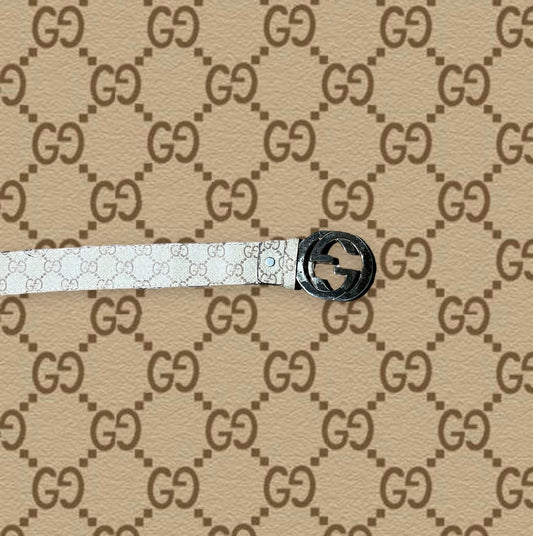 Gucci monogram belt