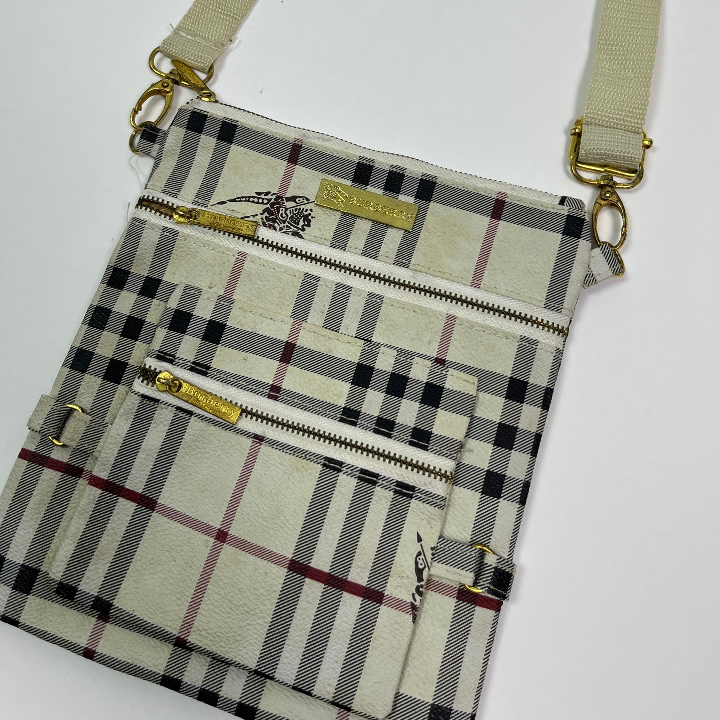 Vintage Burberry Nova Check Umhängetasche
