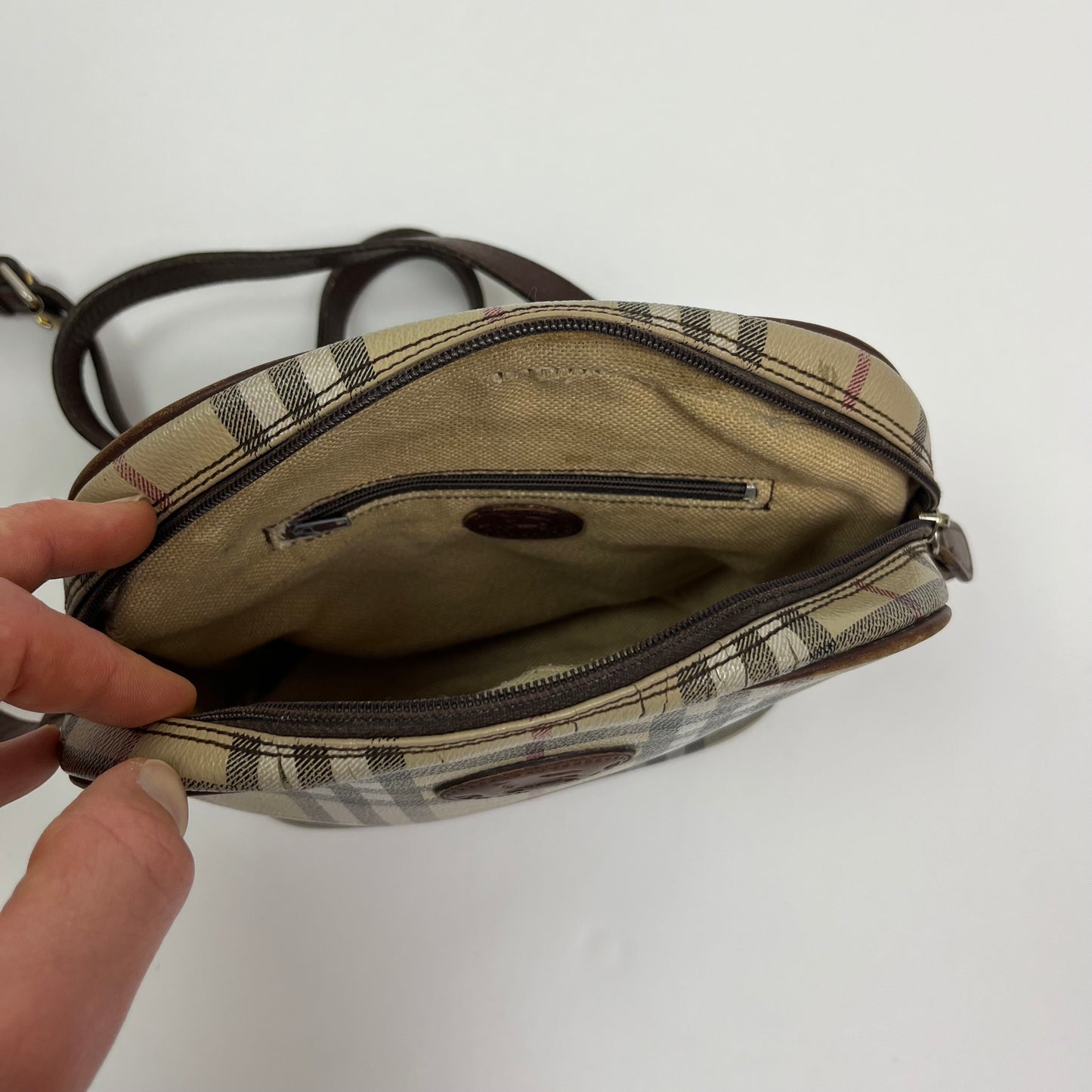 Vintage Burberry Nova Check Umhängetasche