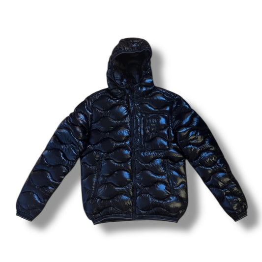 Blauer Pufferjacket M