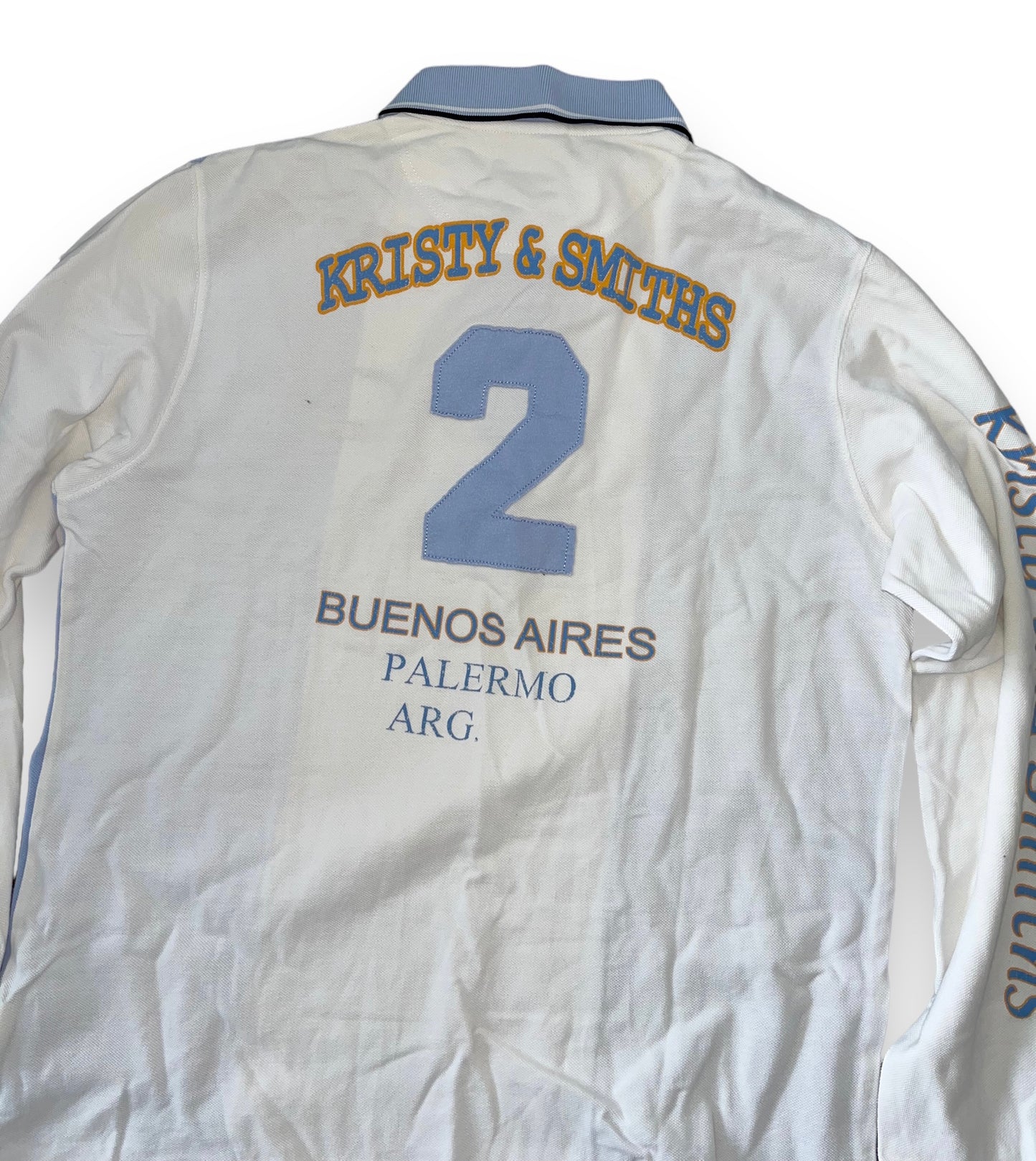 Argentinien langarm Poloshirt