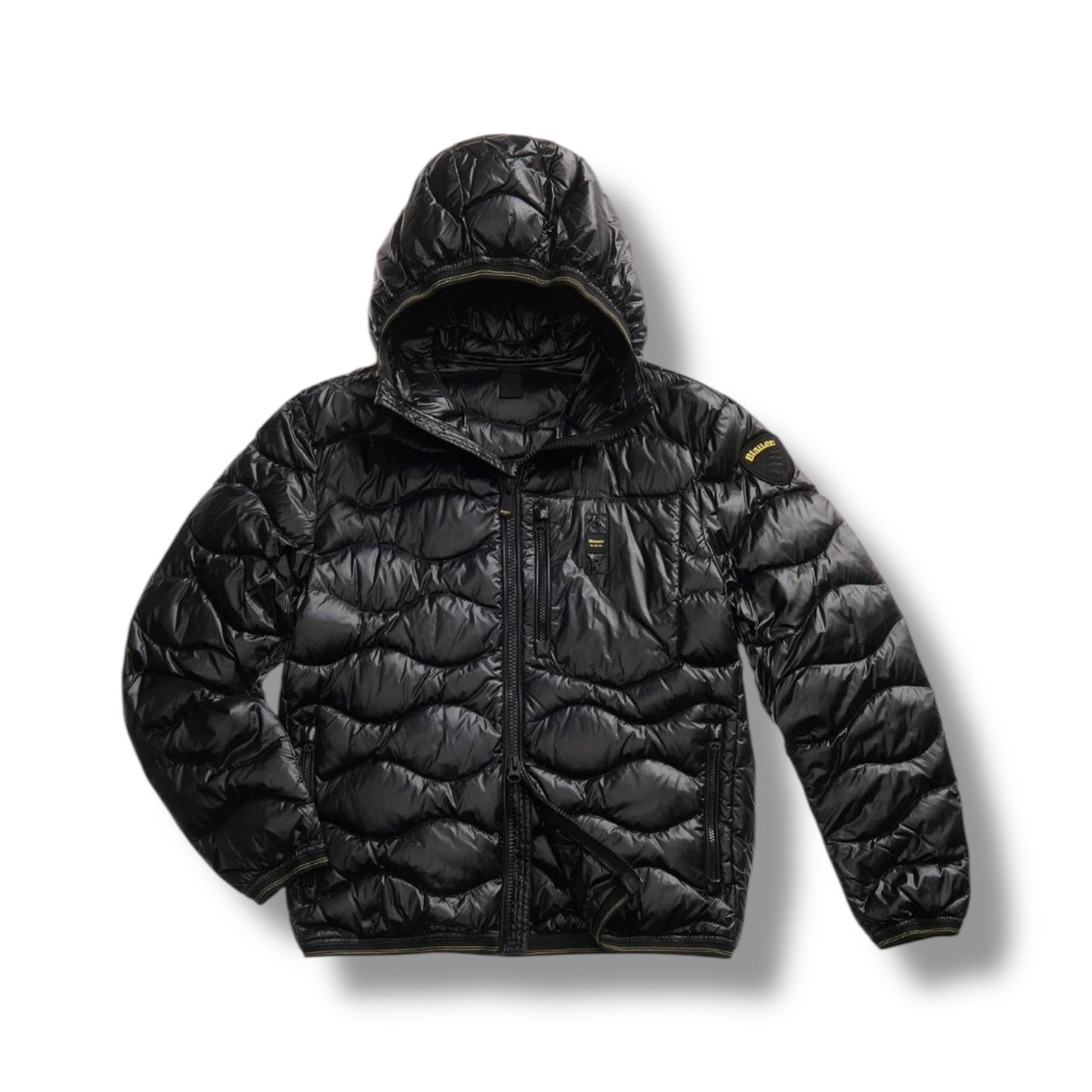 Blauer Pufferjacket M