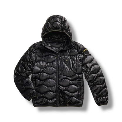 Blauer Pufferjacket S