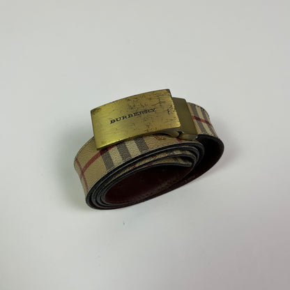 Vintage Burberry Novacheck Gürtel