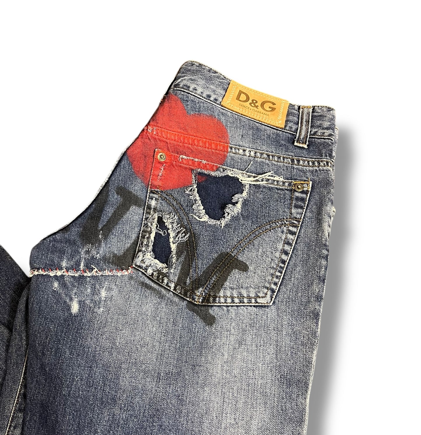 Dolce & Gabbana „I love denim“ Jeans