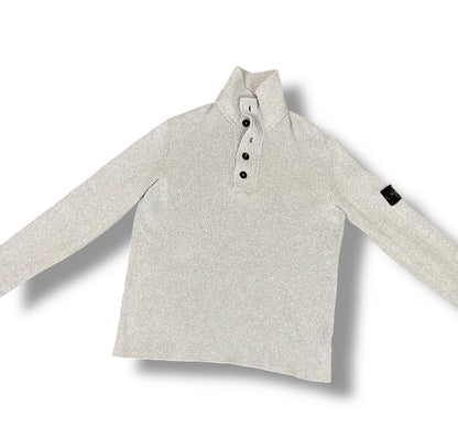 Stone Island 1/4 Kragen Stricksweater
