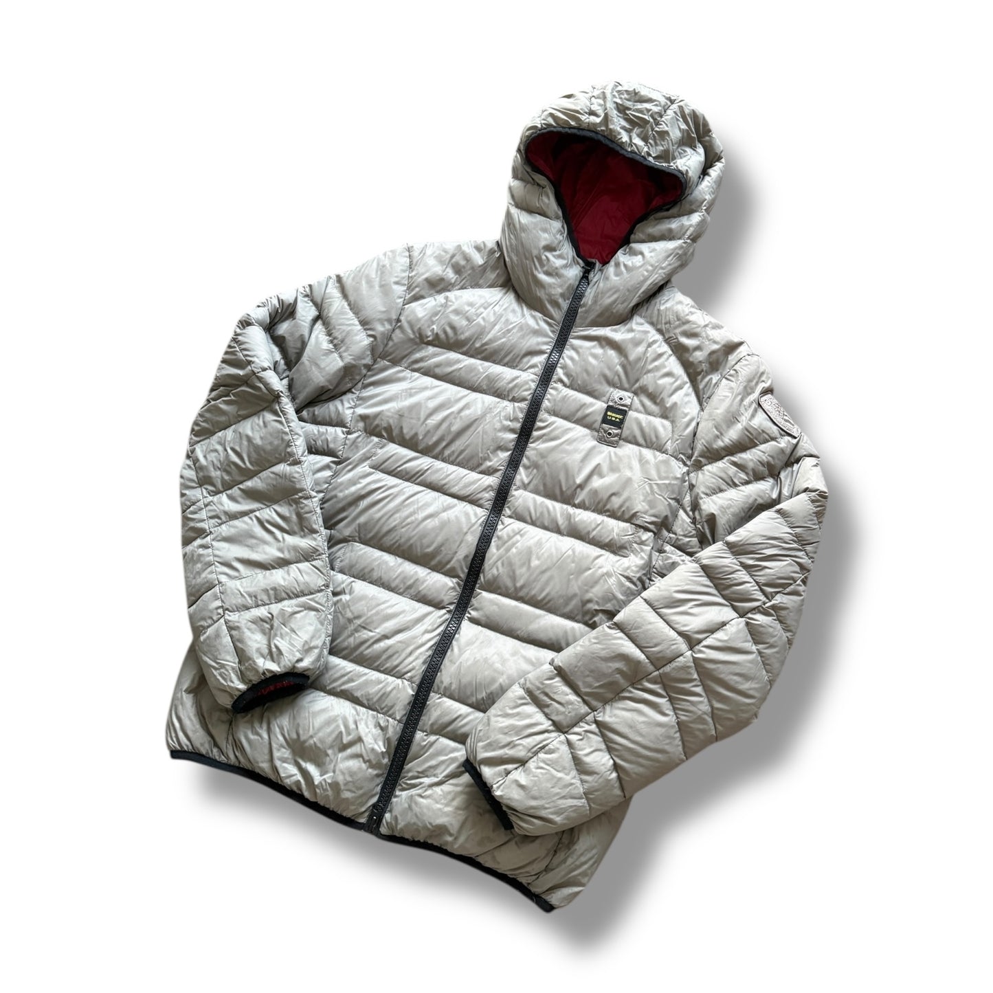 Blauer Pufferjacket M