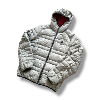 Blauer Pufferjacket M