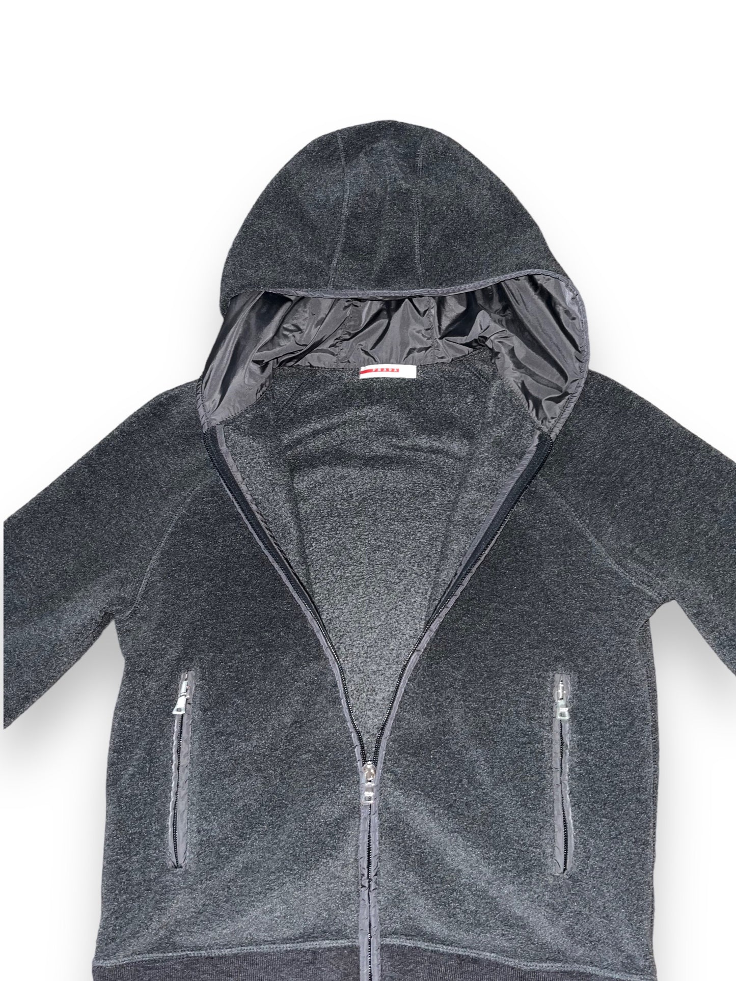 Prada Linea Rossa zipper/kapuzenjacke