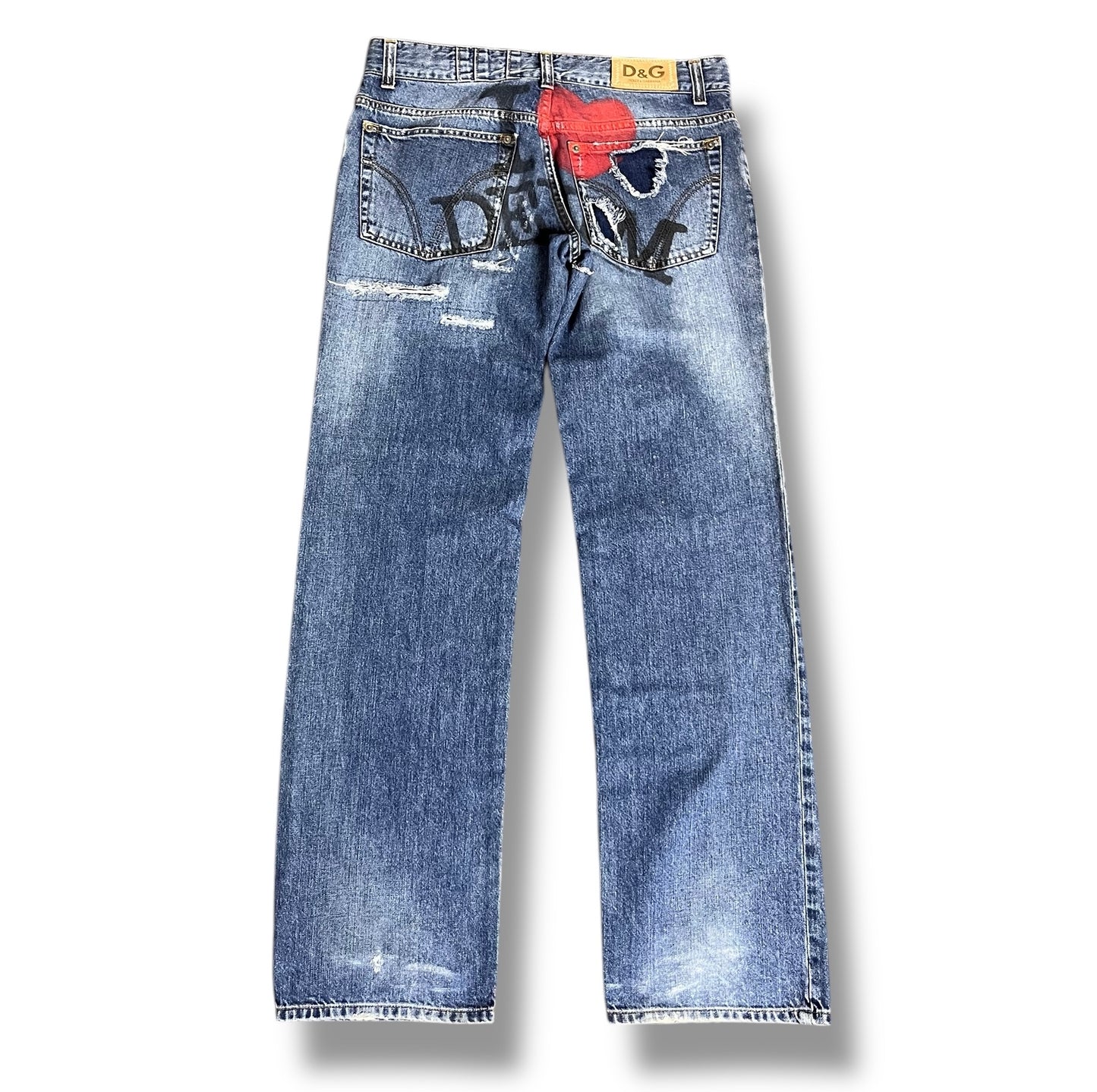 Dolce & Gabbana „I love denim“ Jeans