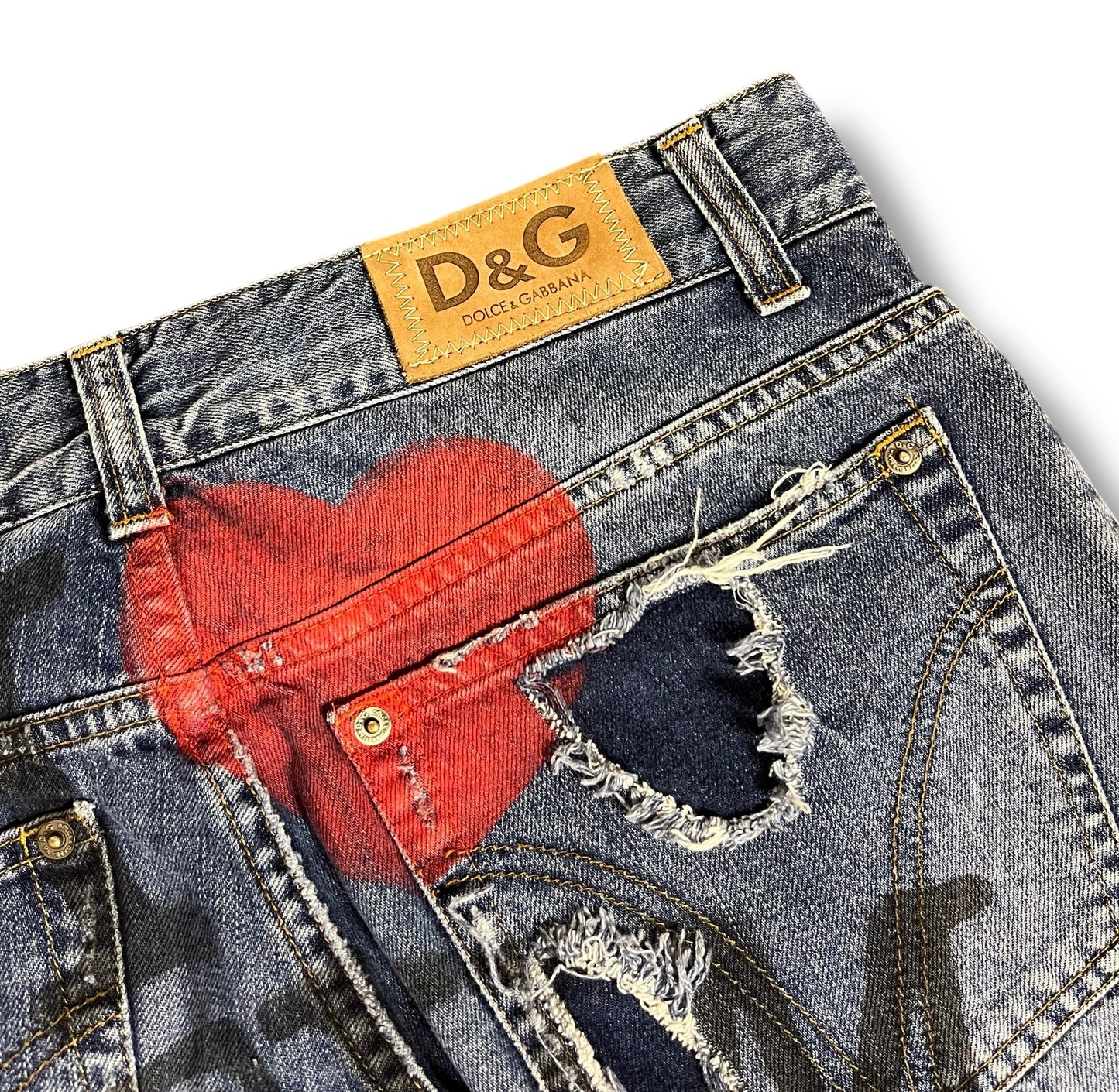 Dolce & Gabbana „I love denim“ Jeans