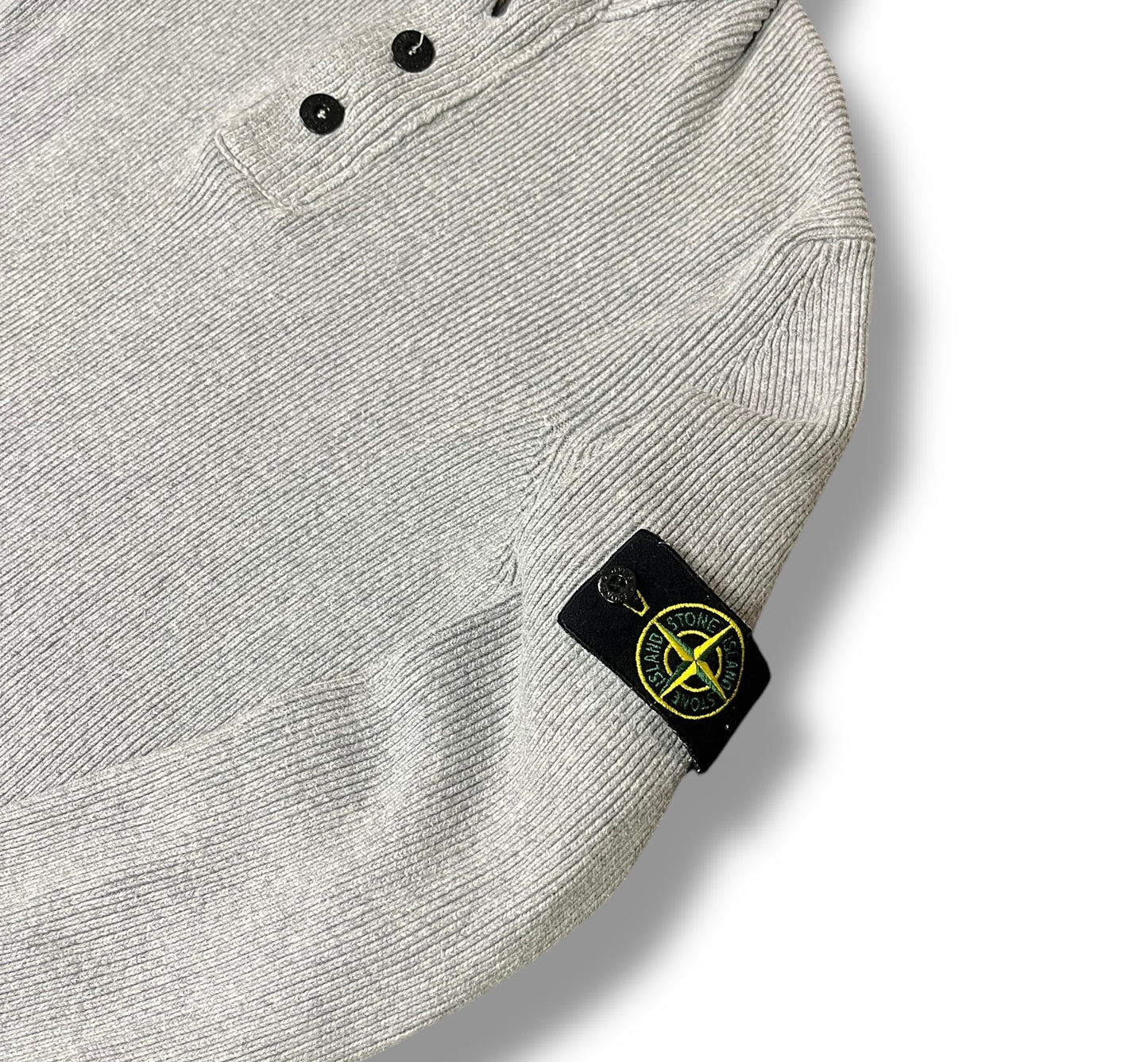 Stone Island 1/4 Kragen Stricksweater