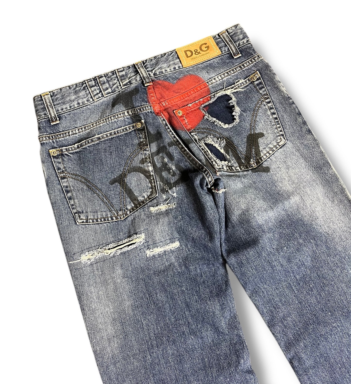 Dolce & Gabbana „I love denim“ Jeans