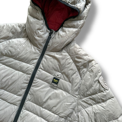 Blauer Pufferjacket M