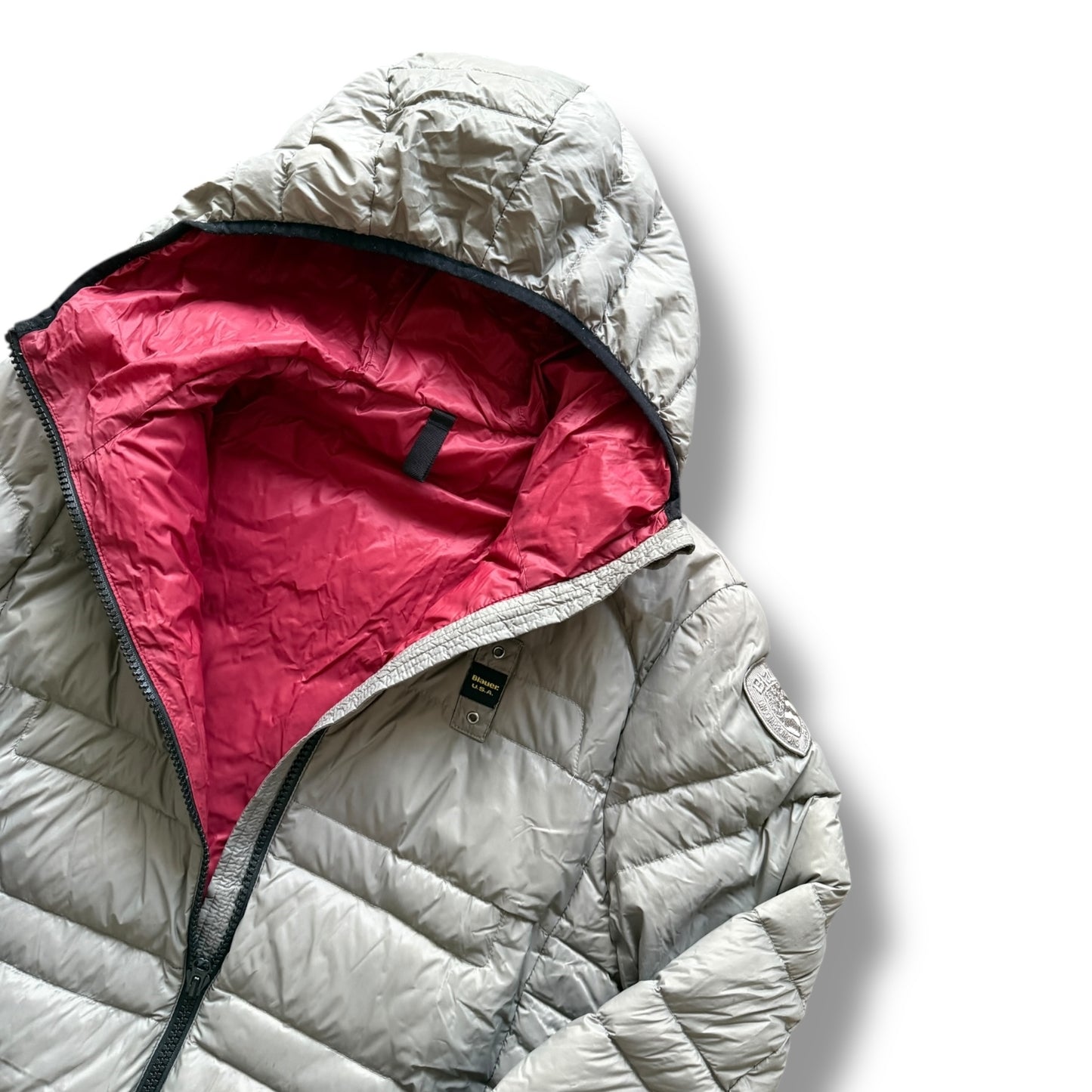 Blauer Pufferjacket M