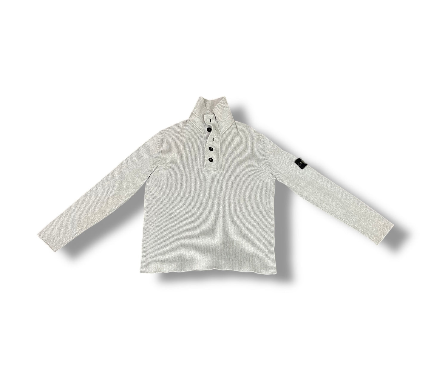 Stone Island 1/4 Kragen Stricksweater