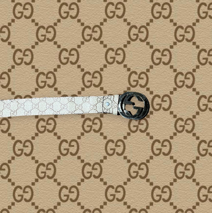 Gucci monogram belt
