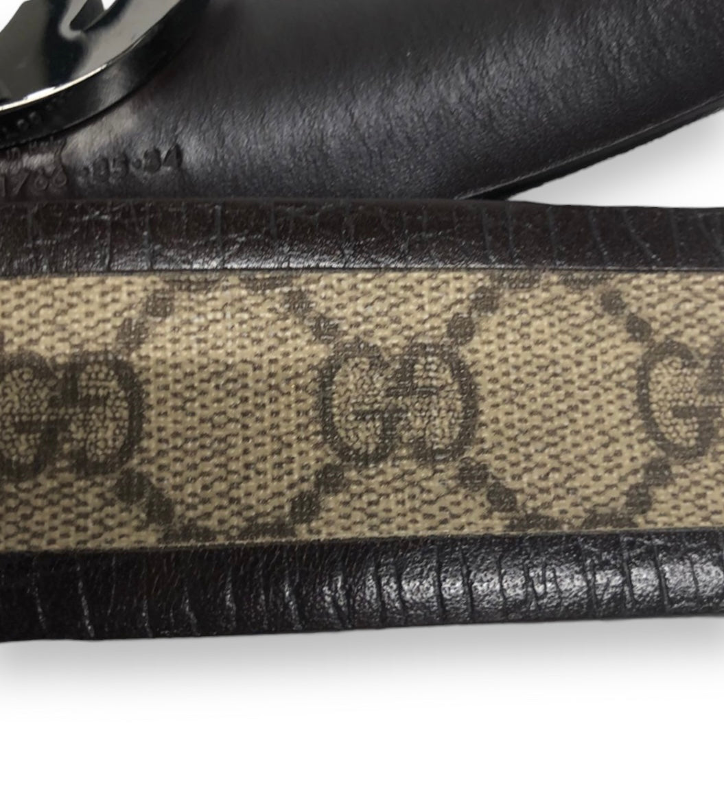 Gucci monogram Gürtel