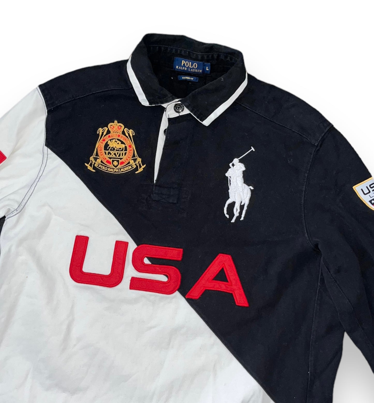USA Polo Ralph Lauren Langarm Poloshirt