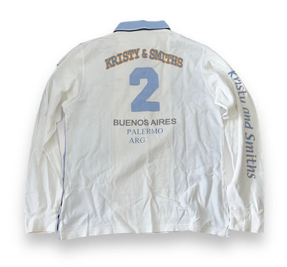 Argentinien langarm Poloshirt