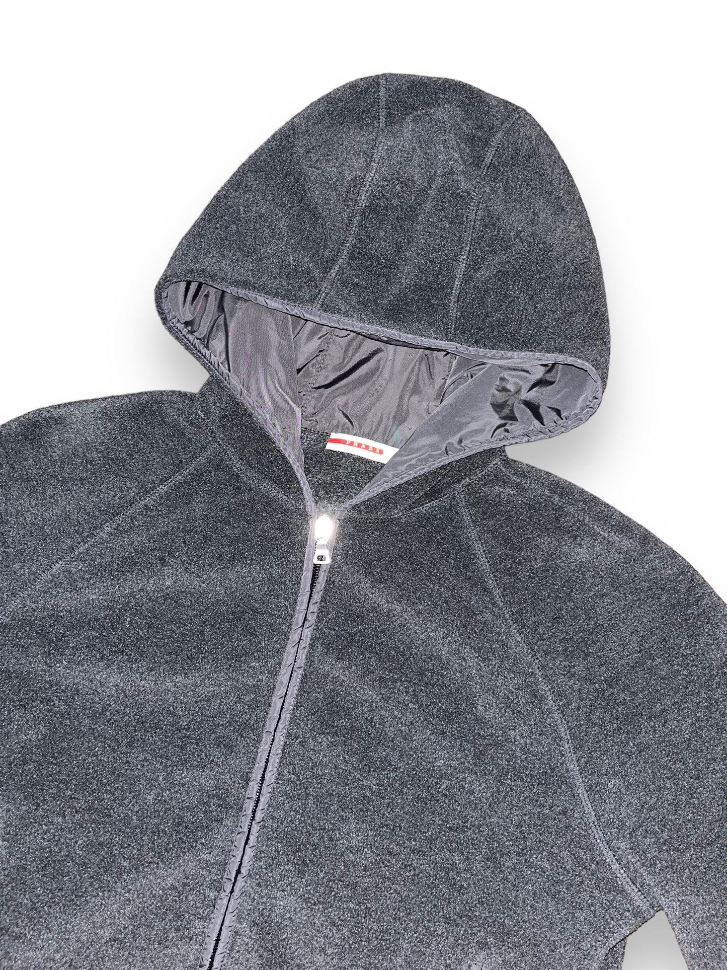 Prada Linea Rossa zipper/kapuzenjacke