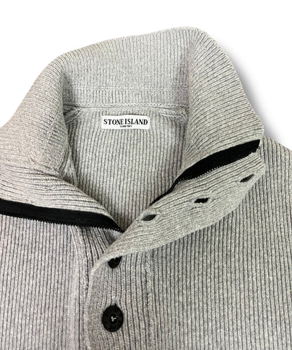 Stone Island 1/4 Kragen Stricksweater
