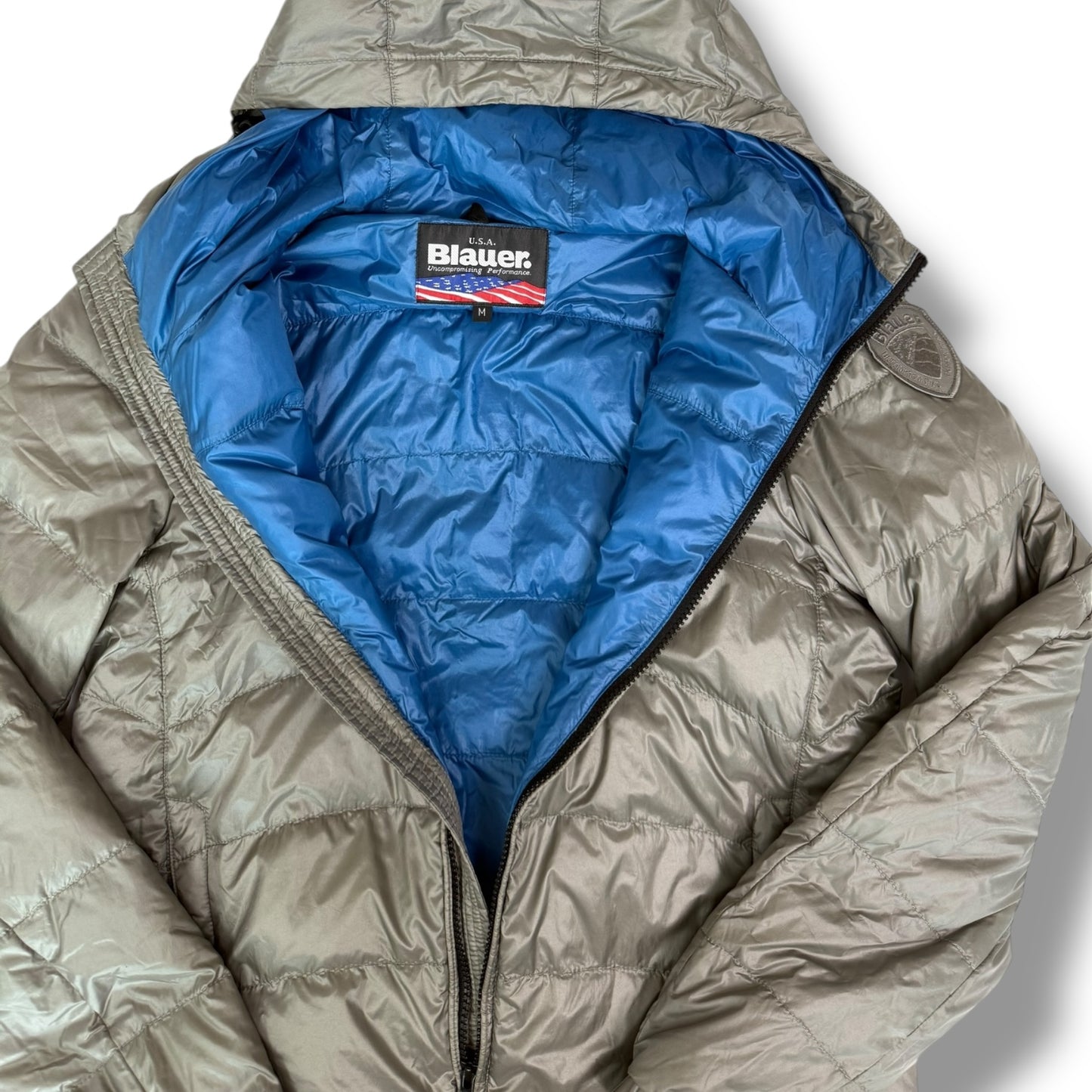 Blauer USA Daunenjacke S/M mit Dustbag